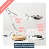 Canvas Lamp with Weighted Base