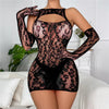 Mesh Skirt Hollow Glove Set