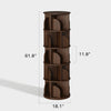 Yowos Rotating Bookshelf 360 Degree Storage Rack