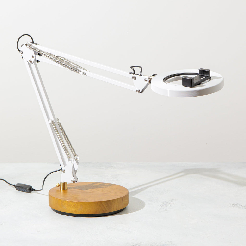 Canvas Lamp with Weighted Base