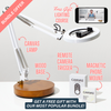 Canvas Lamp with Weighted Base