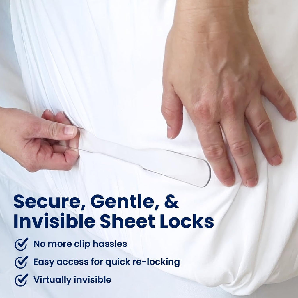 Sheet Holders - Secure Bed Sheets Firmly in Place - 4 Pack